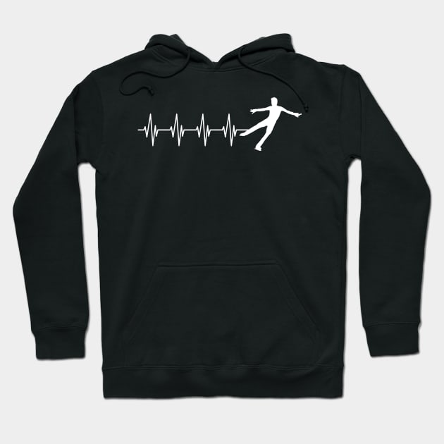 Ice skate dance heartbeat w Hoodie by KC Happy Shop